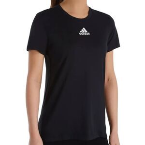 Adidas Women Creator Short Sleeve T-Shirt Crew Neck Tee Regular Fit Black SizeXS